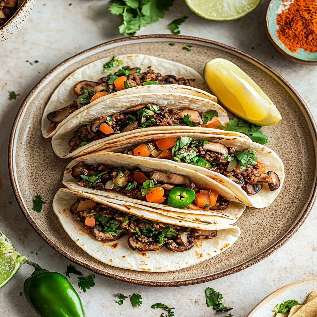 Vegan Mushroom Tacos