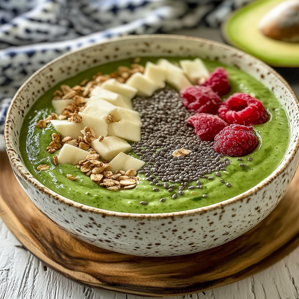 green-goddess-avocado-smoothie-bowl