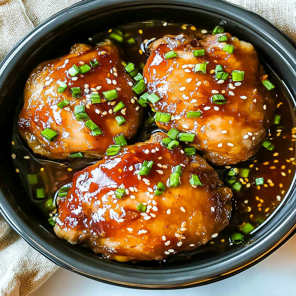 Tagslow Cooker Honey Garlic Chicken Thighs